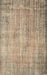 Machine Washable Traditional Dark Almond Brown Rug, wshtr2127