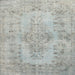 Square Traditional Silver Gray Persian Rug, tr2130