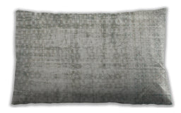 Traditional Classic Rectangular Gray Lumbar Throw Pillow, 13 inch by 19 inch, lbtr2132