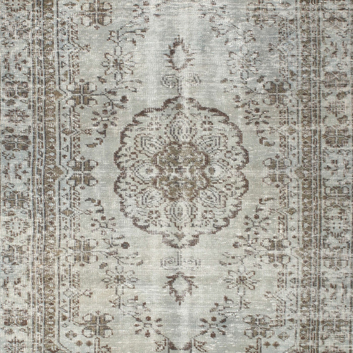 Traditional Khaki Green Persian Rug, tr2137