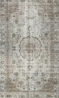 Machine Washable Traditional Khaki Green Rug, wshtr2137