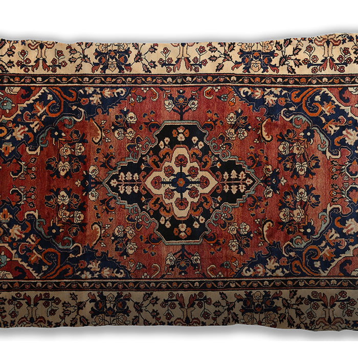 Traditional Classic Rectangular Peru Brown Lumbar Throw Pillow, 13 inch by 19 inch, lbtr2138