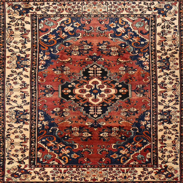 Square Traditional Brown Persian Rug, tr2138