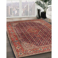 Traditional Saffron Red Persian Rug, tr2139