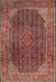 Traditional Saffron Red Persian Rug, tr2139