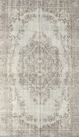 Machine Washable Traditional White Gold Rug, wshtr2147