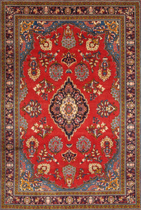 Machine Washable Traditional Dark Almond Brown Rug, wshtr2150