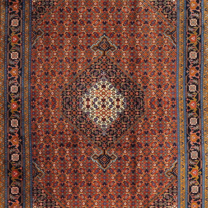 Machine Washable Traditional Deep Red Rug, wshtr2151