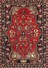 Traditional Dark Almond Brown Persian Rug, tr2152