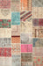 Traditional Rust Pink Patchwork Rug, tr2155