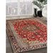 Machine Washable Traditional Saffron Red Rug in a Family Room, wshtr2157