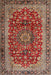 Traditional Saffron Red Medallion Rug, tr2157