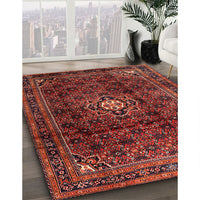 Traditional Cherry Red Persian Rug, tr2158