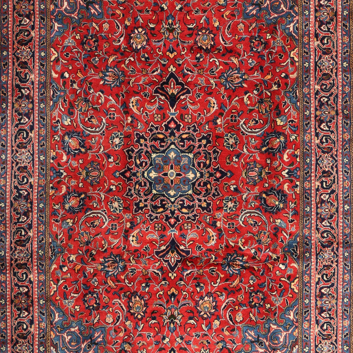 Machine Washable Traditional Dark Almond Brown Rug, wshtr2159