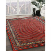 Traditional Rust Pink Persian Rug, tr215