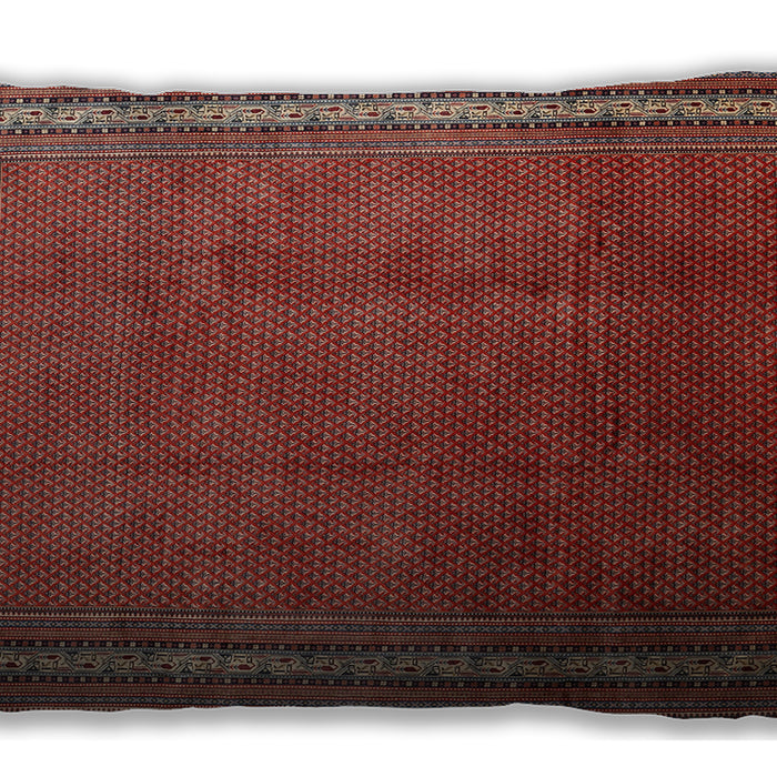 Traditional Classic Rectangular Rust Pink Lumbar Throw Pillow, 13 inch by 19 inch, lbtr215