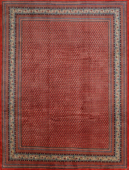 Machine Washable Traditional Rust Pink Rug, wshtr215