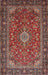 Traditional Saffron Red Medallion Rug, tr2161