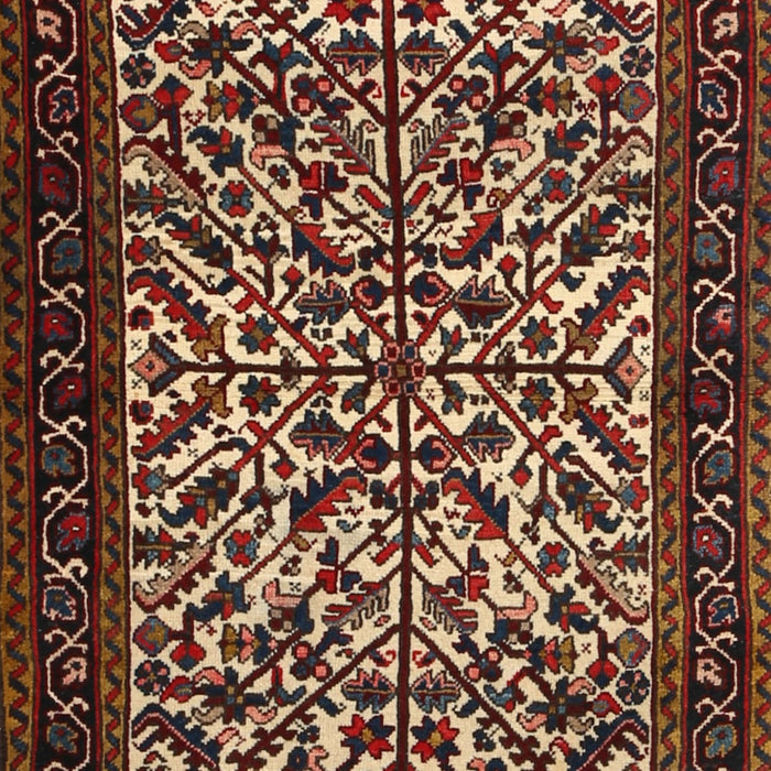 Traditional Orange Brown Persian Rug, tr2163