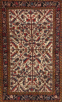 Machine Washable Traditional Orange Brown Rug, wshtr2163