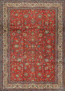 Machine Washable Traditional Dark Almond Brown Rug, wshtr2164