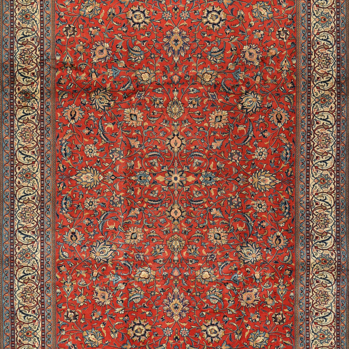 Traditional Dark Almond Brown Persian Rug, tr2164