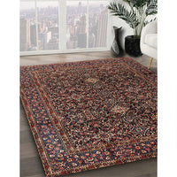Traditional Dark Almond Brown Persian Rug, tr2166
