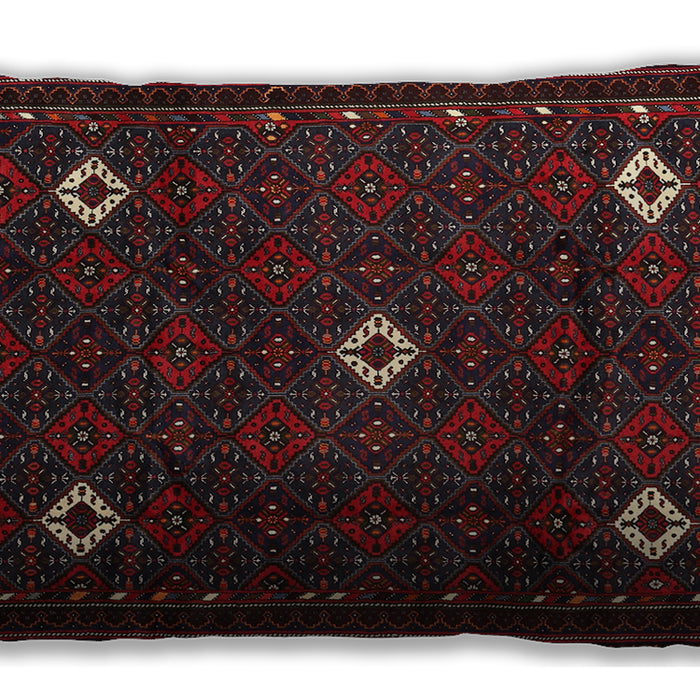 Traditional Classic Rectangular Deep Red Lumbar Throw Pillow, 13 inch by 19 inch, lbtr2167