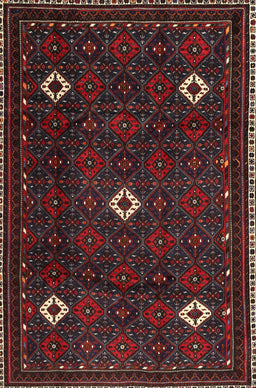 Machine Washable Traditional Deep Red Rug, wshtr2167