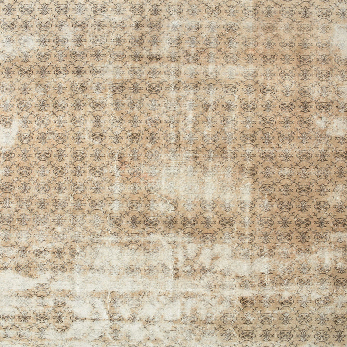 Round Machine Washable Traditional Brown Rug, wshtr216