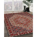 Machine Washable Traditional Saffron Red Rug in a Family Room, wshtr2171