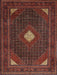 Traditional Saffron Red Persian Rug, tr2173