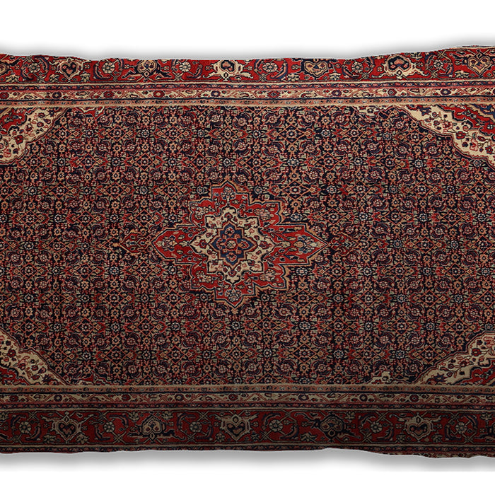 Traditional Classic Rectangular Copper Red Pink Lumbar Throw Pillow, 13 inch by 19 inch, lbtr2177