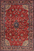 Traditional Dark Almond Brown Persian Rug, tr2179