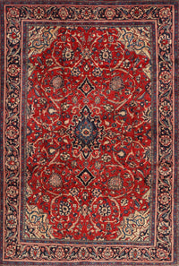 Machine Washable Traditional Dark Almond Brown Rug, wshtr2179