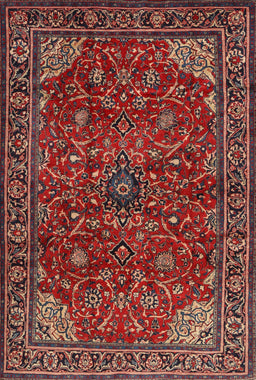 Machine Washable Traditional Dark Almond Brown Rug, wshtr2179