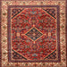 Square Traditional Red Persian Rug, tr2180
