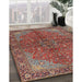 Traditional Camel Brown Persian Rug in Family Room, tr2182