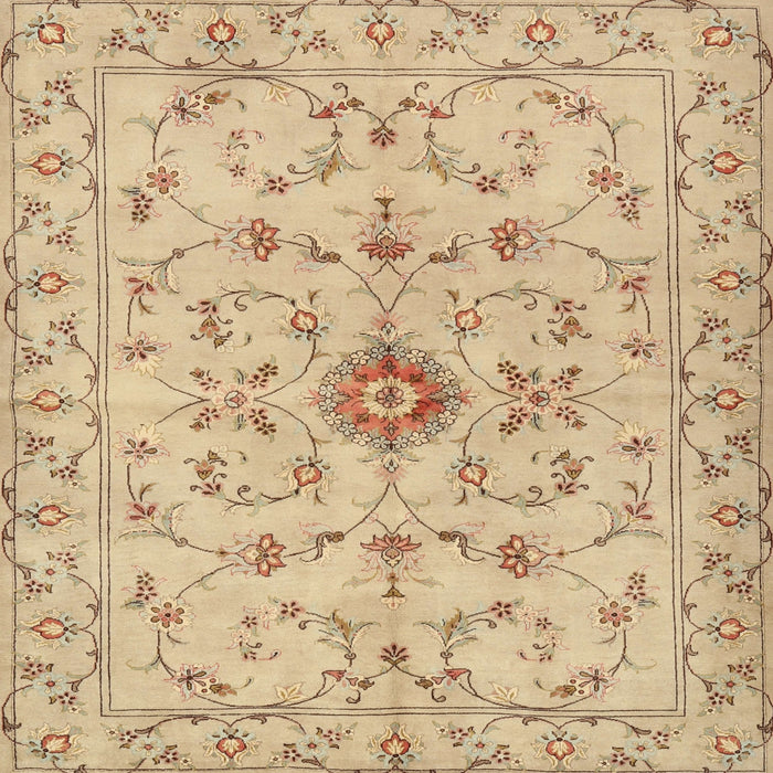 Square Traditional Brown Persian Rug, tr2183