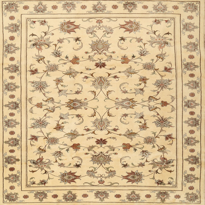 Square Traditional Brown Persian Rug, tr2185
