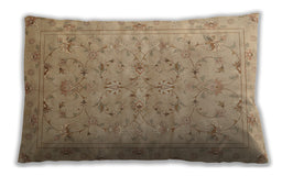 Traditional Classic Rectangular Bronze Brown Lumbar Throw Pillow, 13 inch by 19 inch, lbtr2187