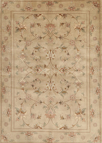 Machine Washable Traditional Bronze Brown Rug, wshtr2187