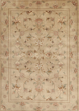 Machine Washable Traditional Bronze Brown Rug, wshtr2187