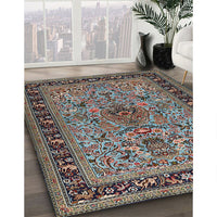 Traditional Dark Gray Persian Rug, tr2191