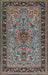 Traditional Dark Gray Persian Rug, tr2191