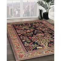 Traditional Dark Almond Brown Persian Rug, tr2193