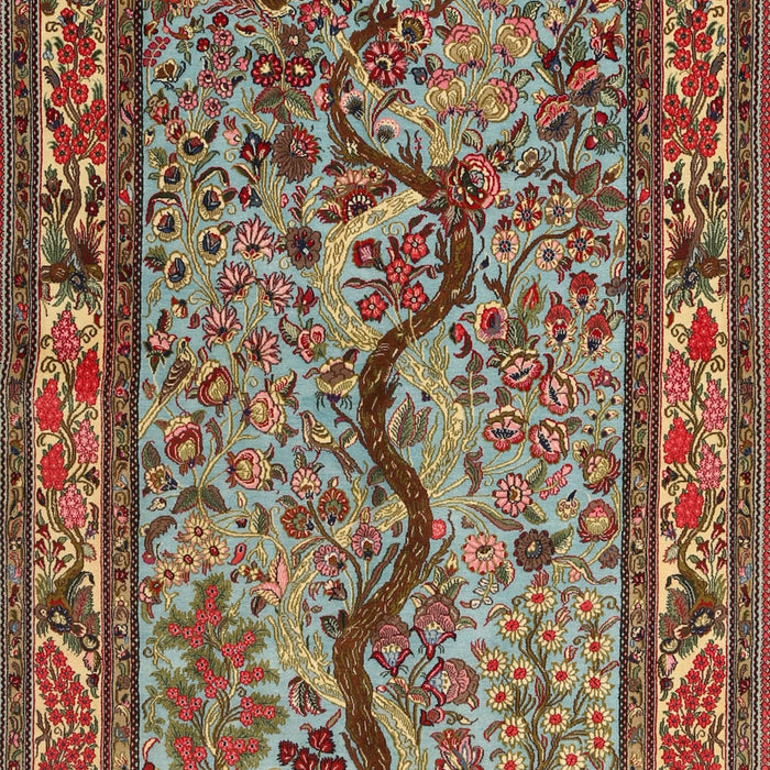 Traditional Saffron Red Animal Rug, tr2194
