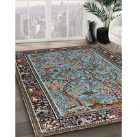 Traditional Bakers Brown Animal Rug, tr2197