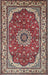 Traditional Light French Beige Brown Medallion Rug, tr21