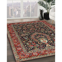 Traditional Dark Almond Brown Persian Rug, tr2201